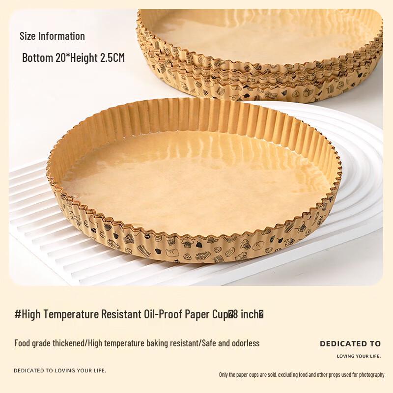 Einweg-Backpapier-Tabletts und -Förmchen