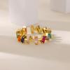 Openable Rings Geometric Finger Ring Unique Design Sparkling Finger Jewelry Suitable for Casual or Formal Outfits