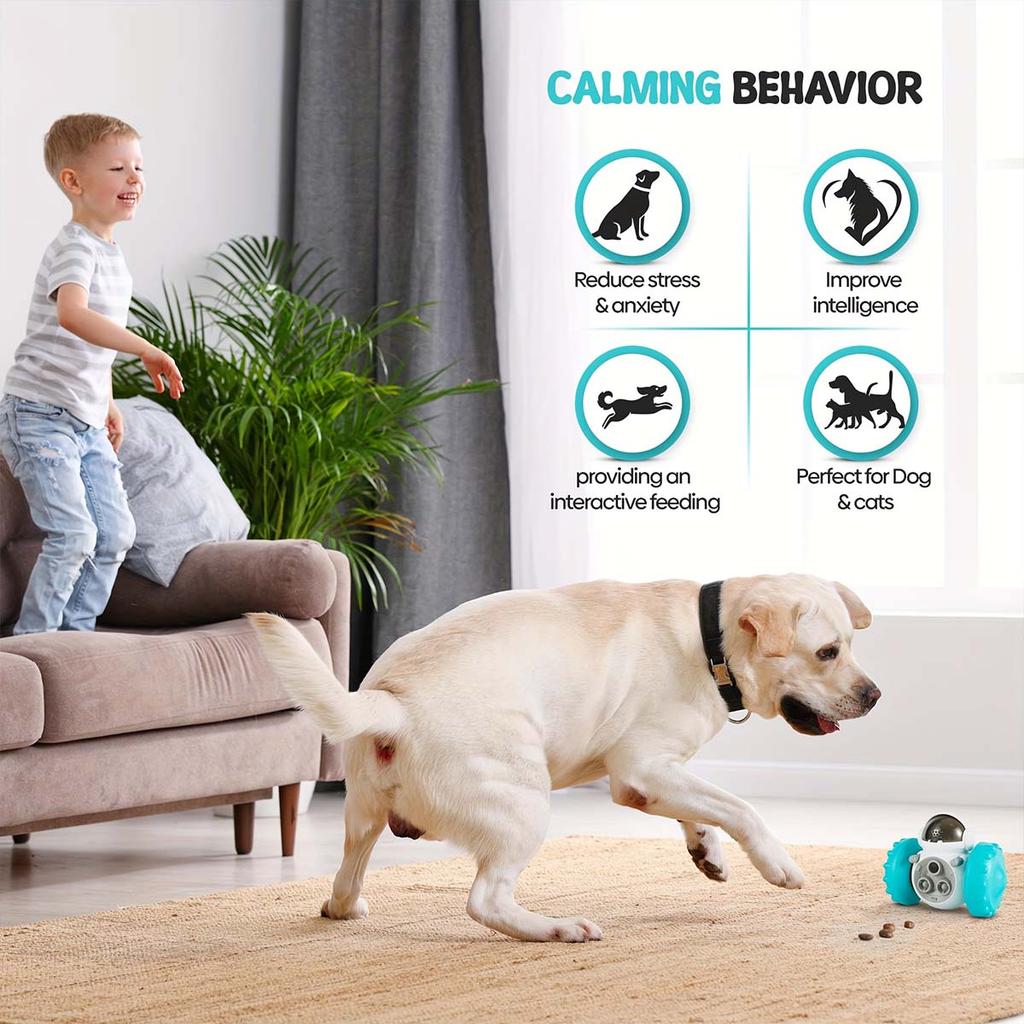 Pet Puzzle Toys Puppy Cats Slow Food Feeder Dispenser Tumbler Interactive Leaking Food Toys IQ Training Accessories For All Dogs