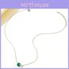 Chic Minimalist Heart Flower Gemstone Necklace For Women Perfect For Gifts And Casual Wear
