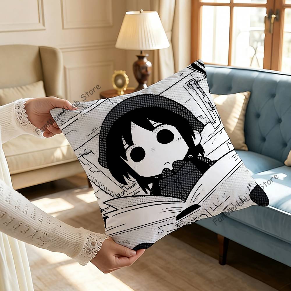 GGirls Last Tour Pillow Covers Cartoon Sofa Decorative Home Doublesided Printing Short Plush Cute Cushion Cover
