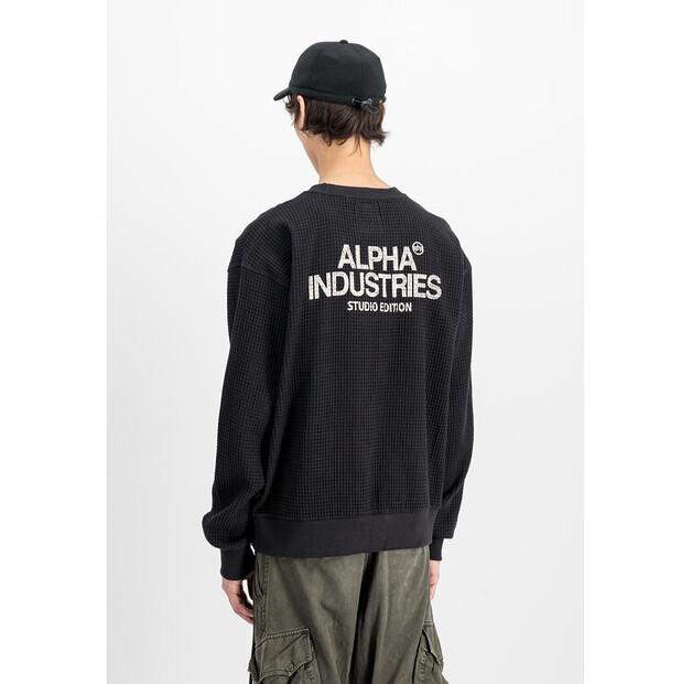 Толстовка Alpha Industries Studio Waffle Sweatshirt