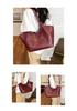 2026 Autumn High-End Retro Woven Large Capacity Women's Shoulder Bag with Mother-Child Feature