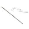 Reusable Stainless Steel Straight Straw Portable Retractable Drinking Straw Cleaning Brush Kit