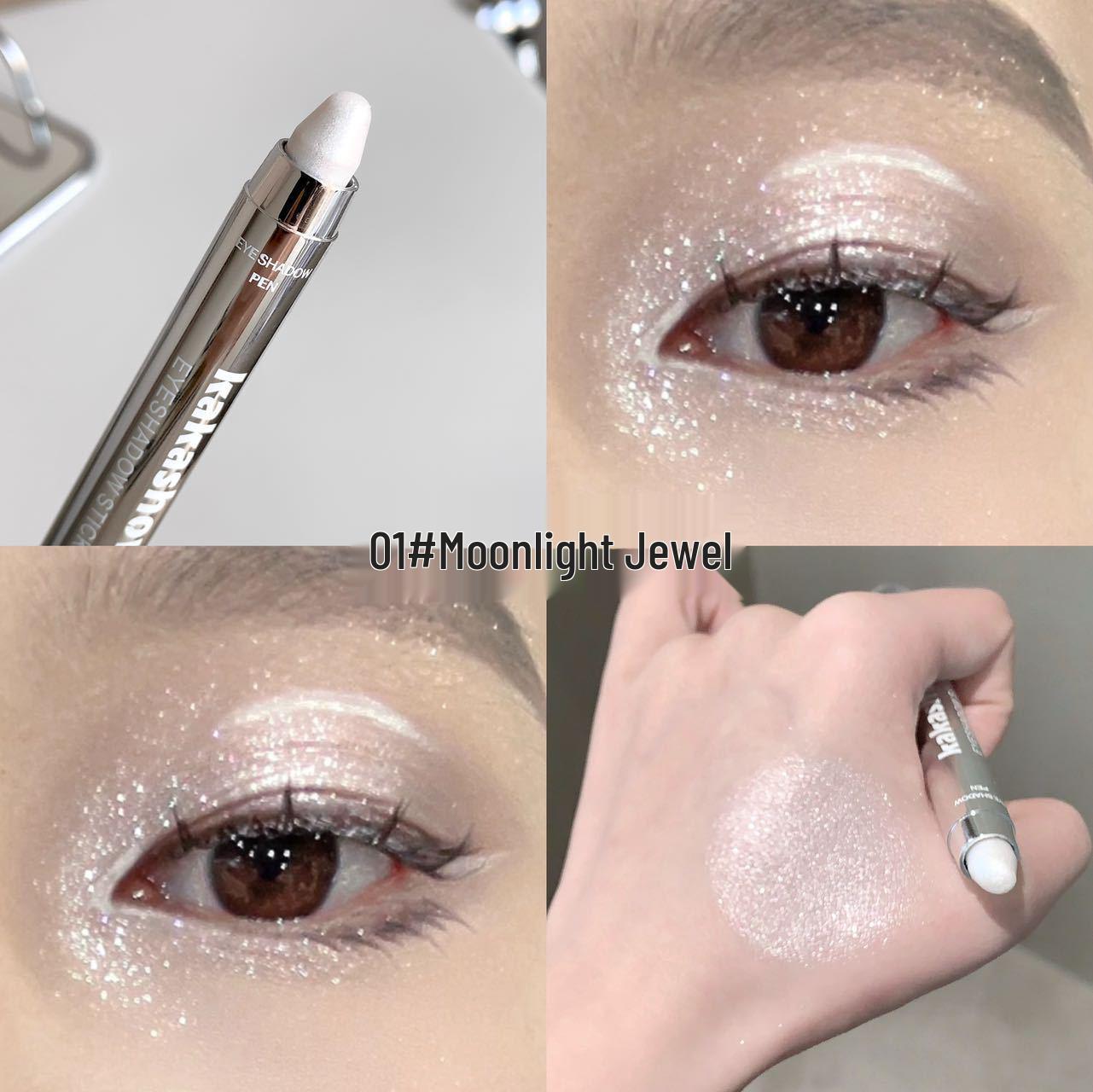 Kakashow Iridescent Eyeshadow & Highlight Stick - Playful Color with Shimmer Contour