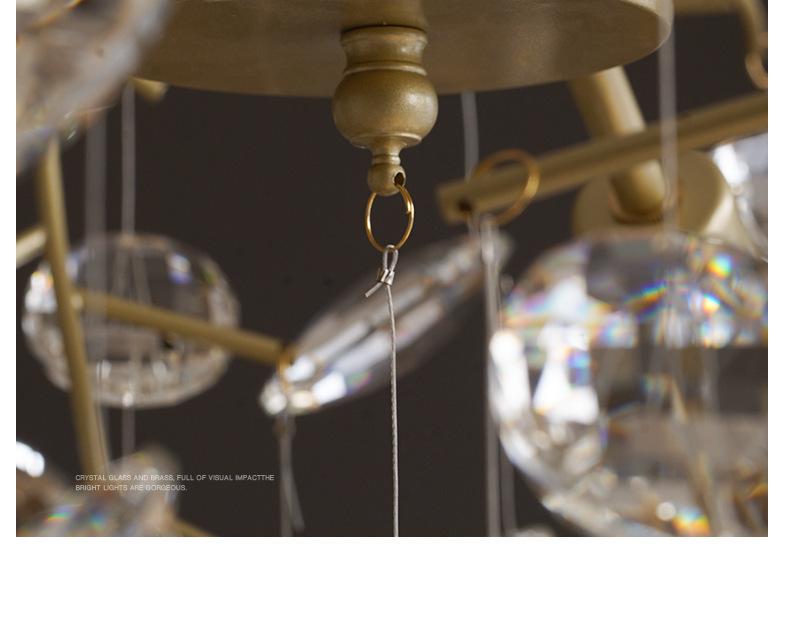 Firefly Branch Crystal Pendant Lamp - Post-modern Luxury Lighting for Living Room, Bedroom, and Dining Room.