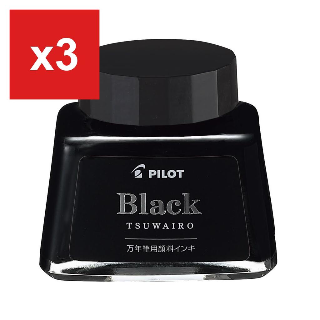 Pilot Tsuya-iro Pigment Ink, Black, 30ml, INK30TWB