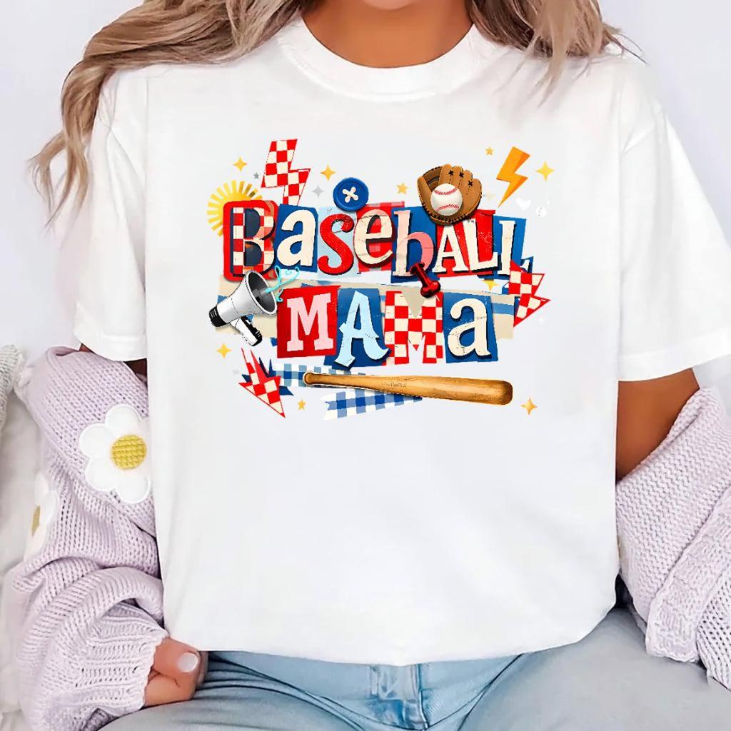 Baseball Mama Game Day Shirt: Women's Baseball Mom Tee