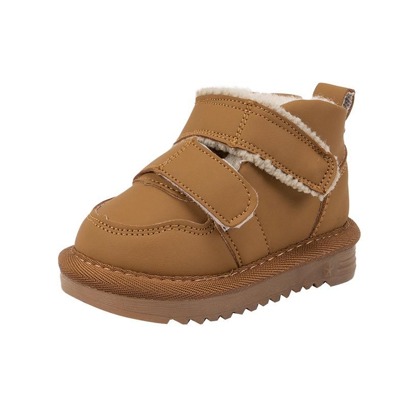 Thickened Lamb Fleece Warm Soft Sole Unisex Toddler Winter Snow Boots