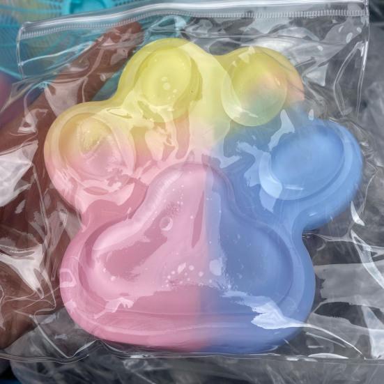Squeezable Cat Paw Fidget Toy Soft Slow-Rising Stress Reliever Realistic Claw Design Novelty Decompression Gift for Kids Adults