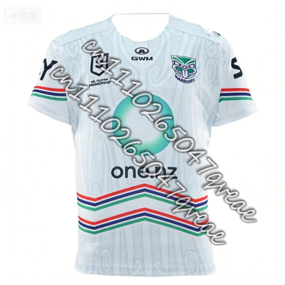 Letnie Wyprzedaże 2026 Australia NRL New Zealand Warriors Męska Koszulka Domowa Koszulka Treningowa Dla Dorosłych Oddychająca Szybkoschnący T-shirt