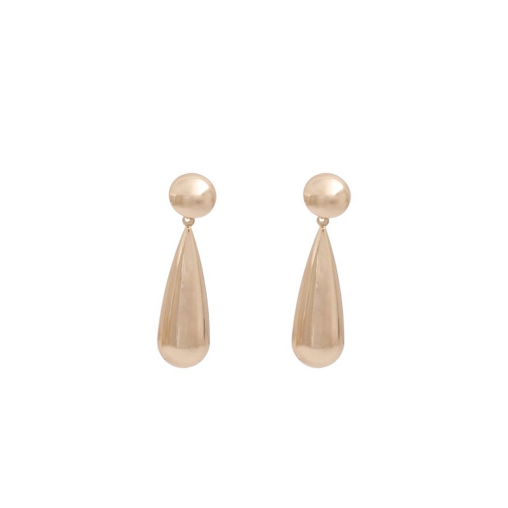 Simple Fashion Teardrop Earrings Irregular Oval Drop Earrings Geometric Earrings  Girl