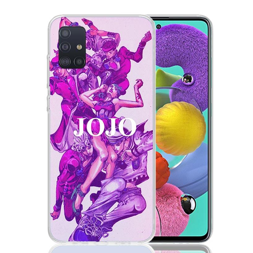 JoJo Bizarre Adventure All Phone Case For Samsung Galaxy A52 A32 A22 A12 A02S A50S A30S A51 A31 AA71 Note 20 Ultra 10 S10 Plus G