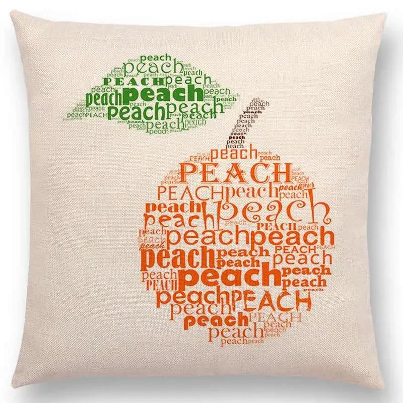 Designs Available Newest Letters Cushion Cover Fruit Music butterfly Prints Sofa Throw Pillow case