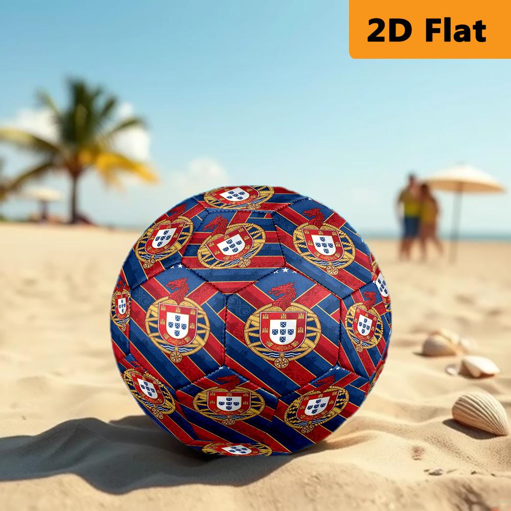 Royal Emblem Fabric Football Suitable for Both Training and Competition Suitable for Training, Competition, and Indoor and Outdoor Sports.