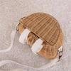 Bicycle Storage Basket Small Back Bamboo Woven Basket Children Handmade Rattan Toy Picnic Basket Wicker Straw Backpack Multi-use