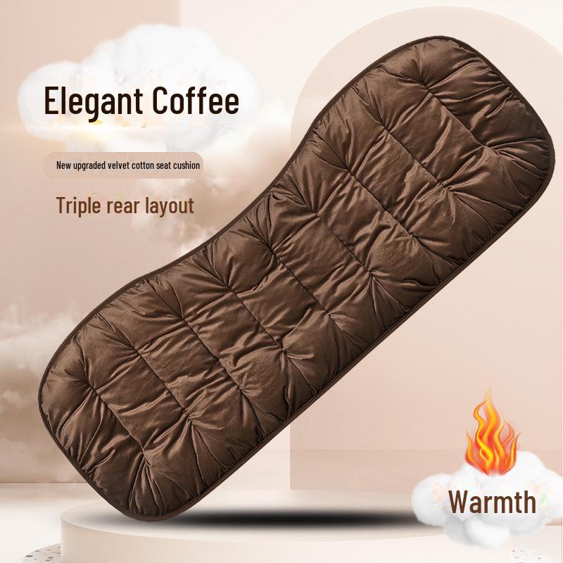 Pernă mică de flanel pentru scaun auto din trei piese pentru toate anotimpurile - pe jumătate înfășurată pentru vară, anti-alunecare și fără legare.