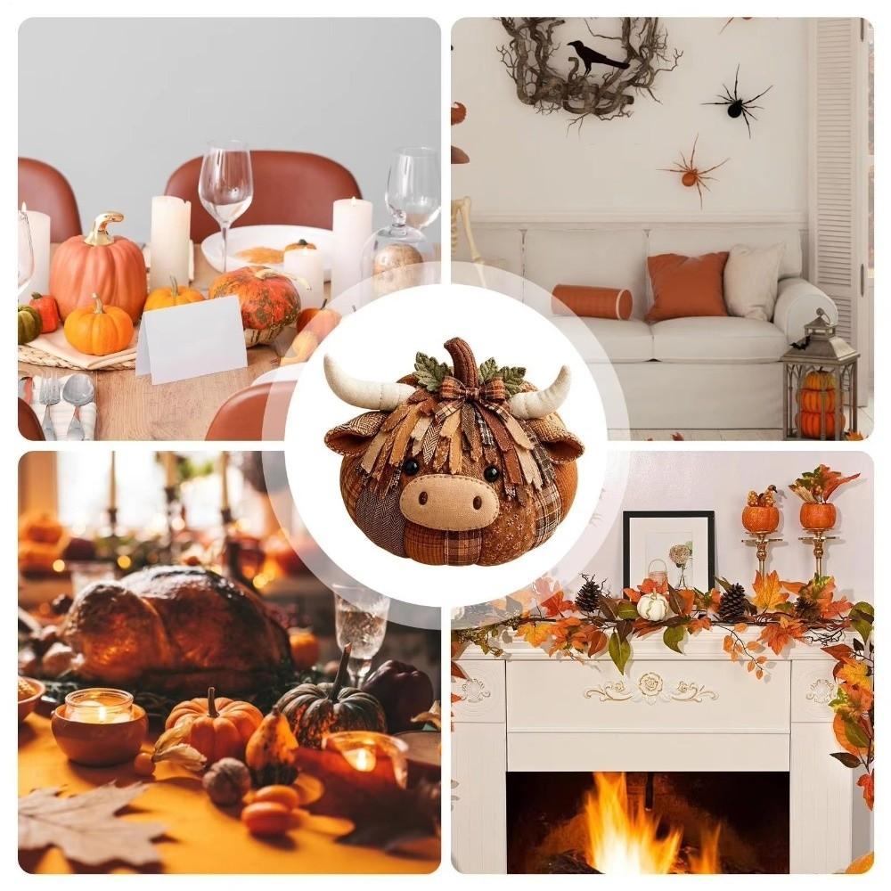 Vintage Style DIY Patchwork Pumpkin Friends Kit Halloween DIY Sewing Kit Autumn Halloween Decor