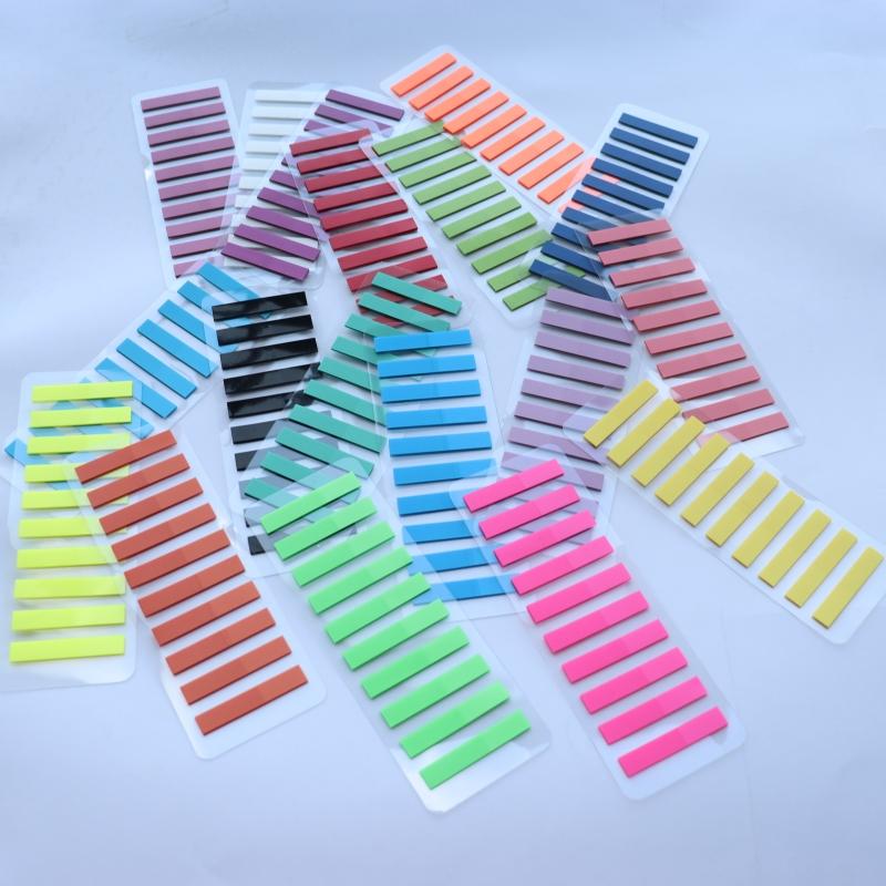 3600 Sheets Color Stickers Notes Index Tabs Flags Transparent Self-Adhesive Sticky Note Stationery School Office Supplies