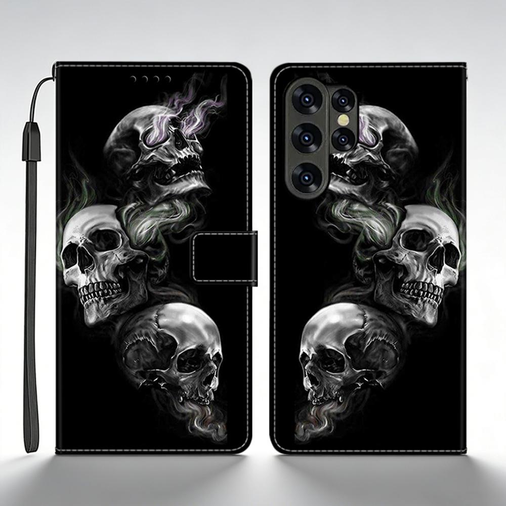 S26 Ultra Case For Samsung S26 Ultra Case Leather Wallet Flip Case For Samsung Galaxy S26 Ultra Cases Printed Book Cover Fundas Samsung S26Ultra