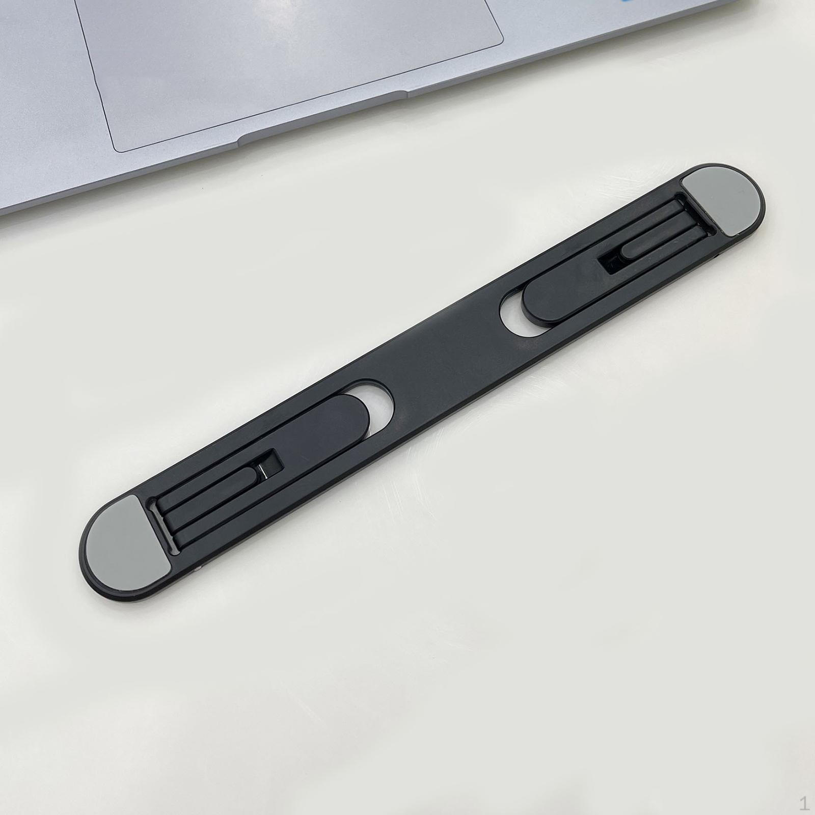 

Laptop Stand 2 Height Adjustable Portable Sturdy Heightening Ergonomic Pad Holder for Dorm