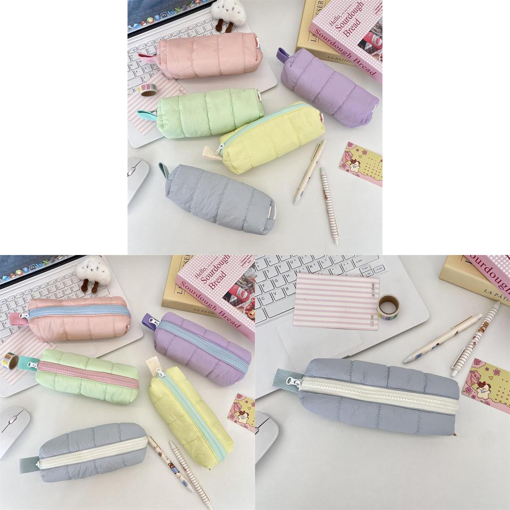 Soft Polyester Wallet Coin Bag With Zipper For Students And School Supplies