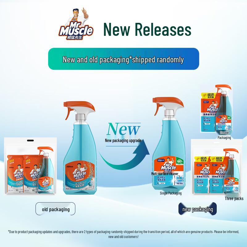 Mr Muscle Glass and Window Cleaner Set