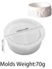Runde Relief Haus Baum Kerzenbecher Silikonform DIY Aufbewahrungsbox Aromatherapie Gipsformen Beton Harz Bastelform Heimdeko