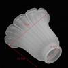 Bell Shape Vintage Frosted & Clear Glass Lamp Shade