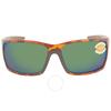 CoSta Del Mar Reefton Green Mirror Polarized Polycarbonate Men S SunglaSSeS Rft 66 Ogmp 64