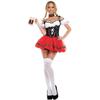 Disfraz de Chica de Cerveza Oktoberfest para Halloween - Atuendo de Camarera de Bar y Sirvienta