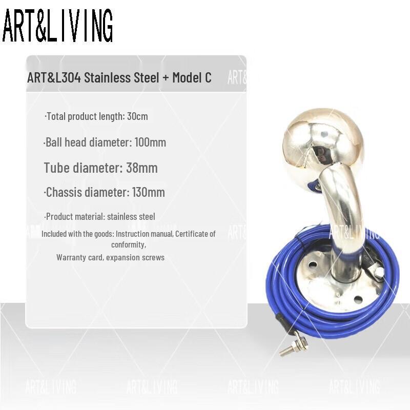 ART&LIVING Human Body Static Discharge Device with Grounding Alarm