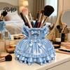 Handmade Pen Holder 3D Printed Dress Shape Holder, Cute Desk Organizer for Makeup Brushes Stationery, Creative Home Office Decor Teacher Gift