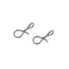 50pcs Fishing Hanging Lock Snap Swivel Barrel Snaps 9mm