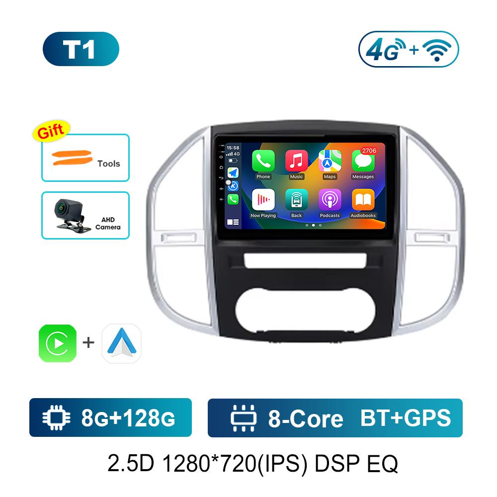 10.1'' Android OS Carplay Car Radio Multimedia Player for Mercedes Benz Vito 3 2014 - 2020 GPS Navi WiFi HD Screen 4G Auto Tools