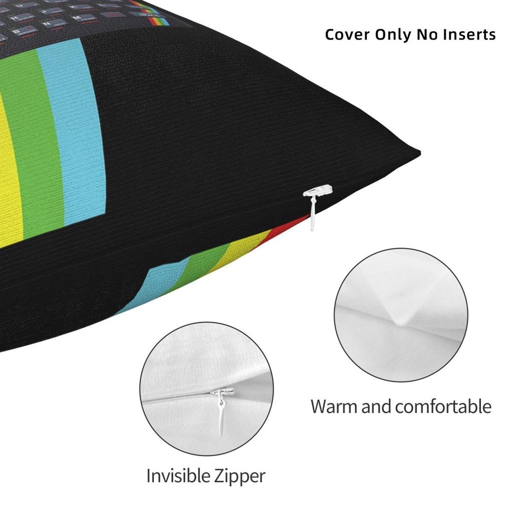 Sinclair ZX Spectrum Personal Computer Square Pillowcase Cushion Cover Pillow Case Throw Pillow Cover for Home Bedroom Car