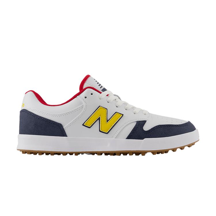 New Balance 480 Бесшипованные Гольф Белый Желтый Темно-синий Мужские Кроссовки MG480WY 42 19989₽