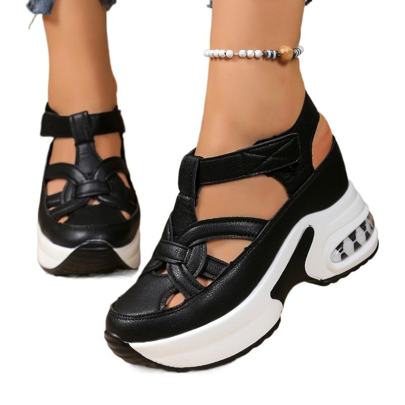 Fashion 2025 Fashion Ladies Shoes Closed Toe Women's Sandals Summer Casual Plus Size Hollow Out Comfortable Best Seller Wedge Sandals