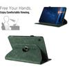 Tablet Case for Samsung Galaxy Tab A7 10.4 (2020) T500 T505 Rotating Stand Solid Color PU Leather Cover