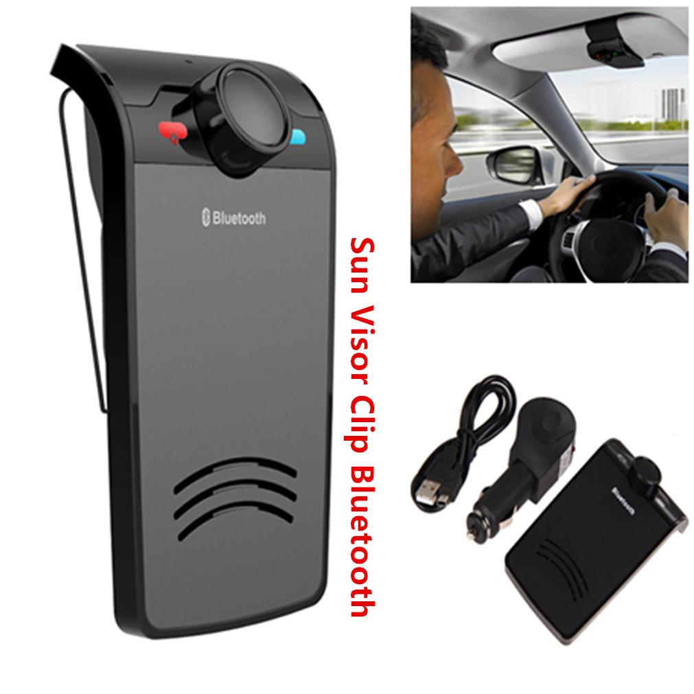 1Pcs Sun Visor Clip Bluetooth Music Support Music Broadcast Transmission