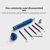 5-in-1 Multifunctional Aluminum Screwdriver Set for Mobile Phone Repair