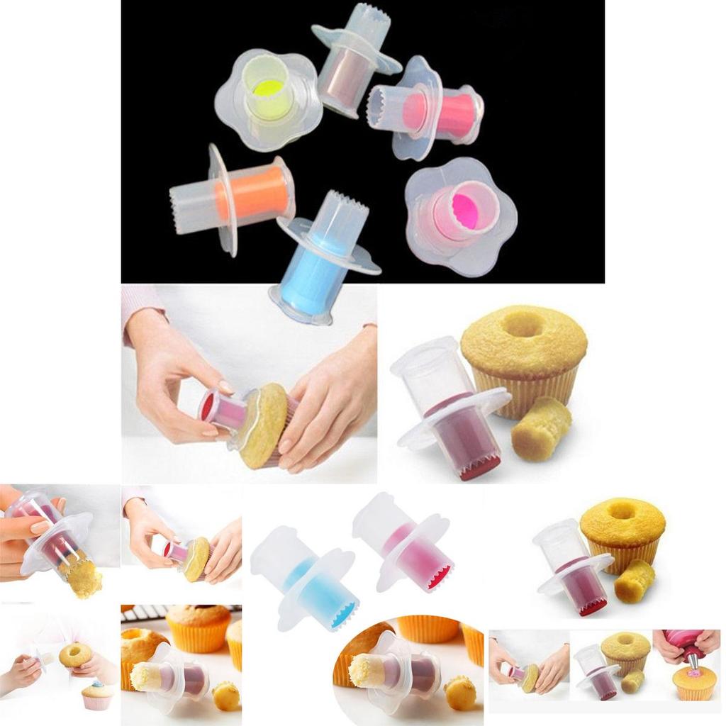 Colorful Cup Cake Corer Perfect For Creating Diy Creative Filled Cupcakes