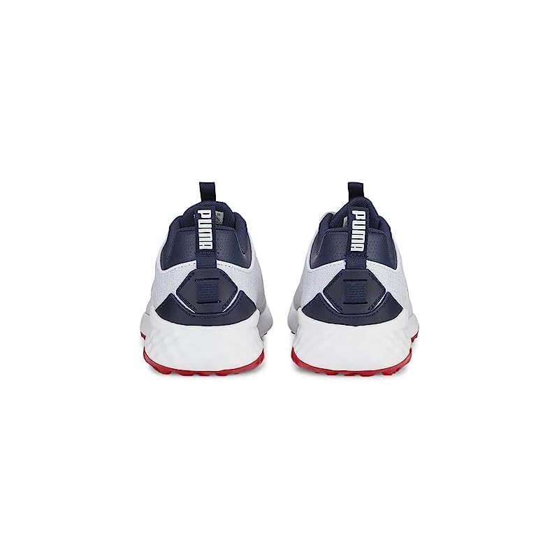 [PUMA] [Puma] Golf Shoes Fusion Pro Men's Puma White/Puma Navy/For All Time Red (377041)(06) 27.5 cm