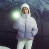 Li-Ning Fitness Series Windproof Water-Repellent Stand Collar Short Gradient Logo Down Jacket Women Jacket AYMV396-8