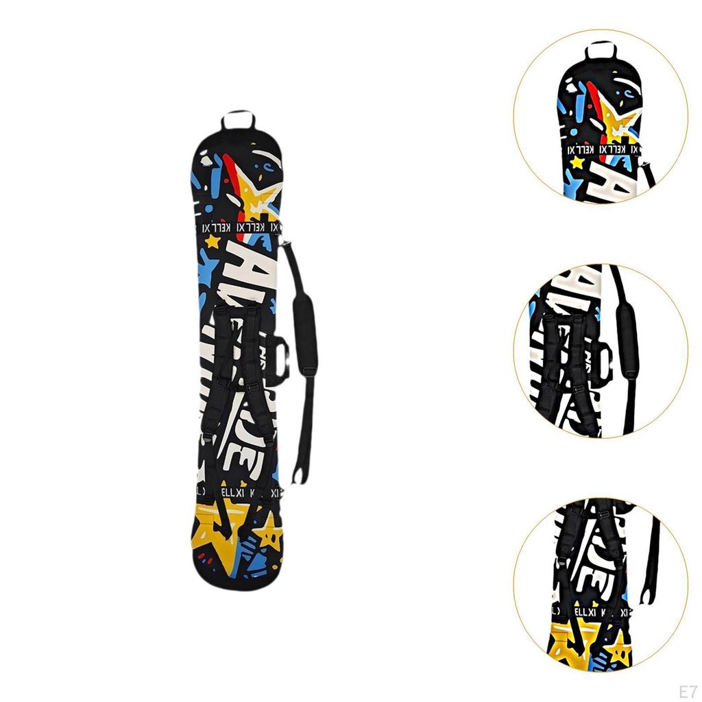 Snowboard Cover Sleeve Case, Accessories Bag Strap for Travel Storage Transport Protection