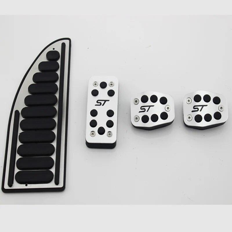 FOAL BURNING Car Accelerator Pedal Brake Pedal Clutch Pedals Cover for Ford Focus 2 MK2 3 4 MK3 MK4 Kuga Escape ST 20