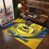 North Queensland Cowboys Personalized Crystal Velvet Carpet, Customized Name Text Soft Anti‑Slip Rug for Living Room Bedroom
