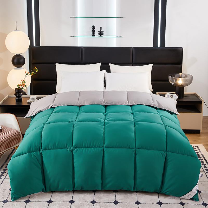 Hotel Style Soy Fibre Goose Down Duvet Bed Velvet Comforter Soft Winter Duvet Very Warm  Quilts Blanket Hotel