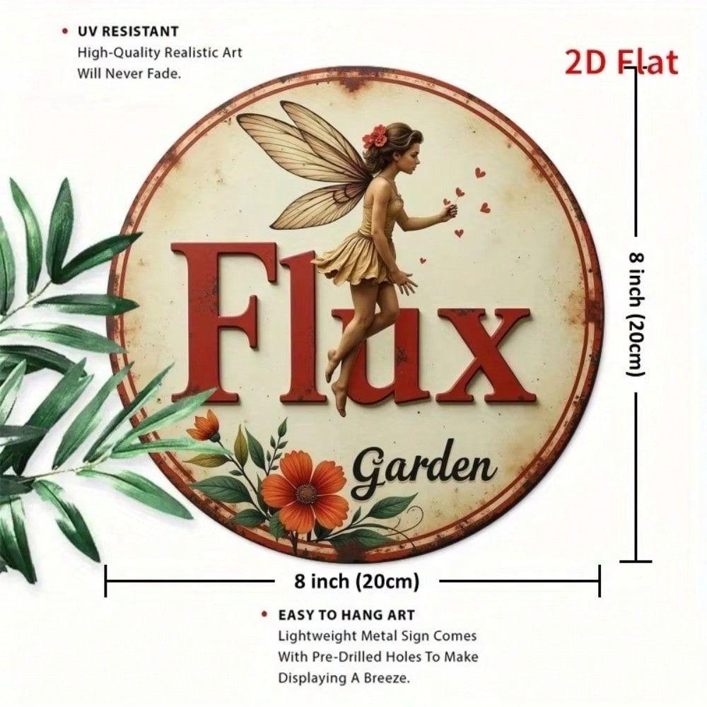 Metal Tin Sign Retro Painting 20x20cm Home Wall Decor