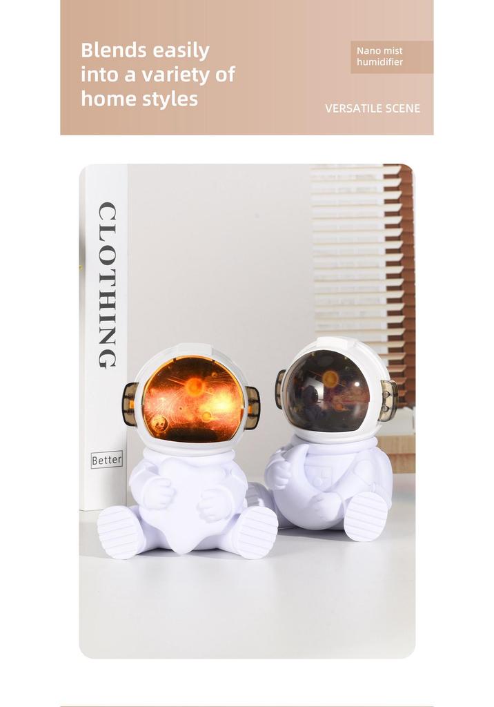 Starry Sky USB Astronaut Humidifier - Mini Desktop Air Humidifier and Light 2025